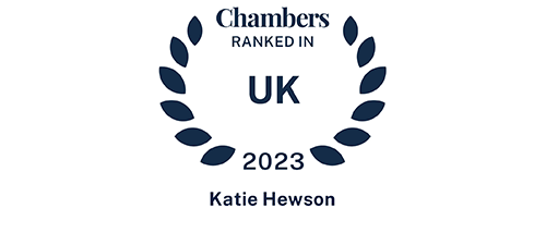 Katie Hewson - Ranked in Chambers UK 2023