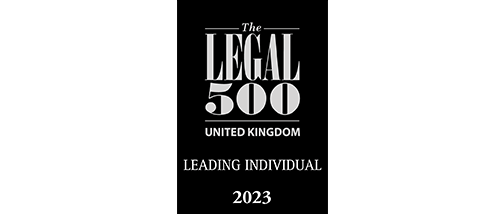 Legal 500 UK 2023 - Leading individual