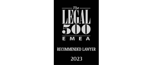 The Legal 500 EMEA Recommended lawyer 2023